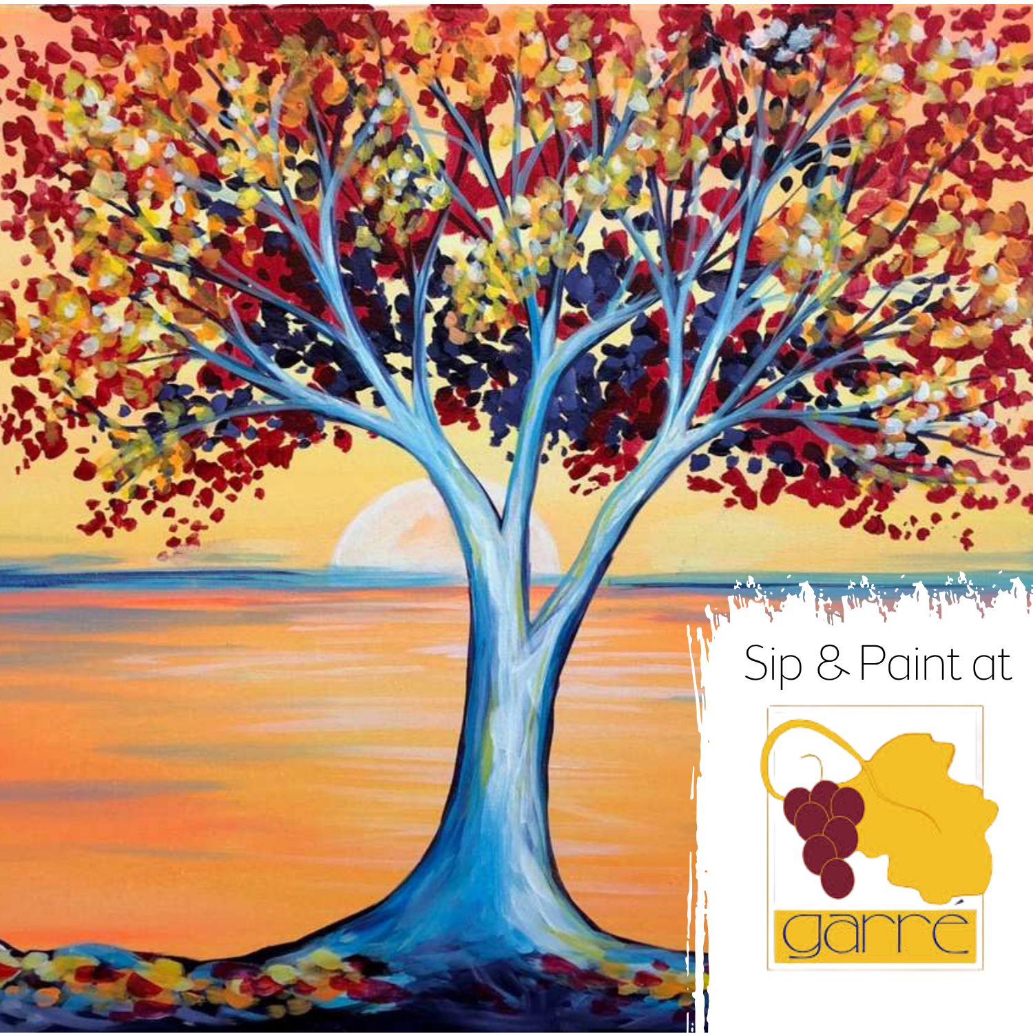 Sip and Paint at Garre' Winery